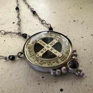 Vintage VSA Silver San Benito Necklace, Hematite